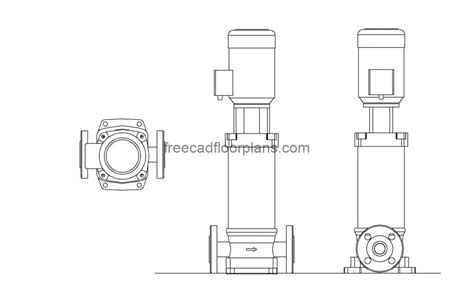 centrifugal pump cad drawings|booster pump autocad drawing.